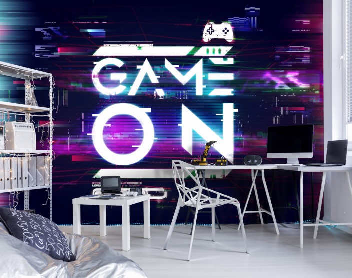 Fototapeta młodzieżowa gaming game on dla gracza