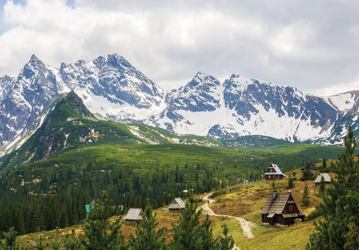 Fototapeta góry natura krajobraz widok niebo