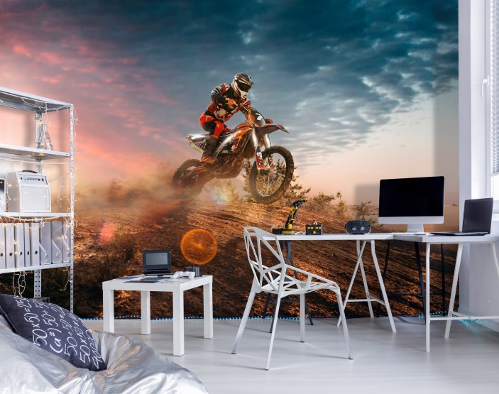 Fototapeta młodzieżowa cross motor sport dla chłopca
