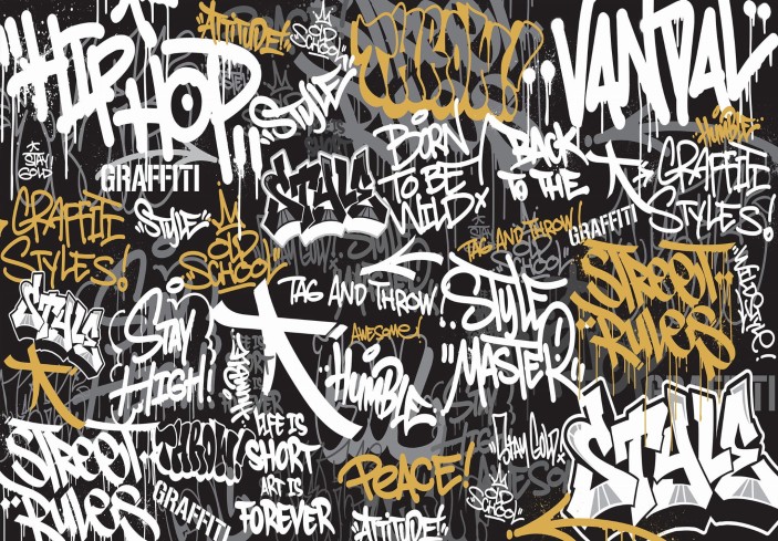 Fototapeta graffiti dla młodzieży 14595VE