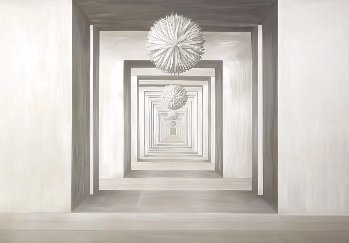 Fototapeta 3d tunel korytarz na wymiar 15619VE
