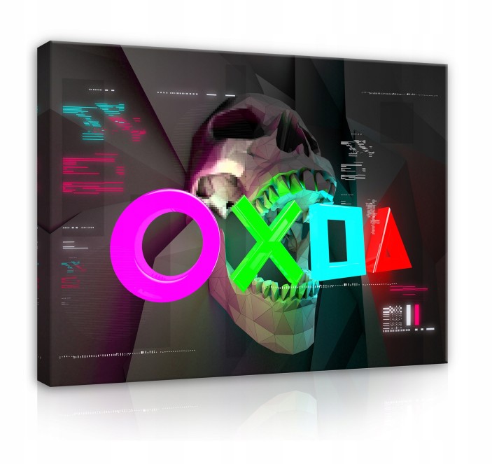 Obraz dla gracza chłopca gaming abstrakcja na płótnie ścianę nowoczesny duży #1