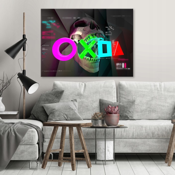Obraz dla gracza chłopca gaming abstrakcja na płótnie ścianę nowoczesny duży #2
