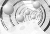 Fototapeta 3d tunel kule optyczna abstrakcja