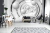 Fototapeta 3d tunel kule optyczna abstrakcja