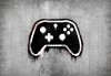Fototapeta młodzieżowa pad gaming game dla gracza graffiti beton