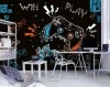 Fototapeta młodzieżowa pad gaming game dla gracza graffiti