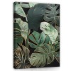 Obraz liście monstera zielone natura 15181O