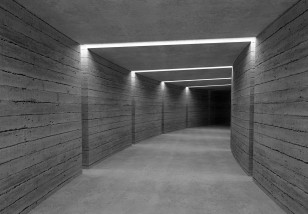 Fototapeta 3d tunel drewno korytarz optyczna 3343VE