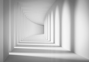 Fototapeta 3d tunel korytarz optyczna 14143VE
