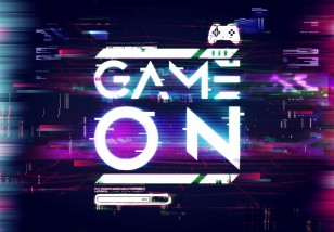 Fototapeta młodzieżowa gaming game on dla gracza