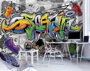 Fototapeta graffiti młodzieżowa 2295VE