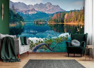 Fototapeta góry natura krajobraz jezioro