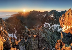 Fototapeta góry natura krajobraz widok niebo