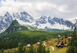Fototapeta góry natura krajobraz widok niebo