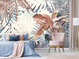 Fototapeta liście monstera na wymiar do salonu 13805VE