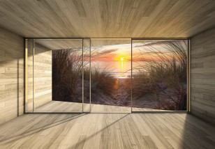 Fototapeta 3d plaża morze krajobraz natura okno