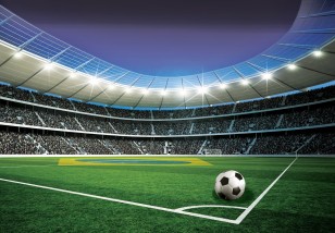 Fototapeta dla dzieci młodzieżowa stadion piłka nożna sport