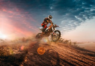 Fototapeta młodzieżowa cross motor sport dla chłopca