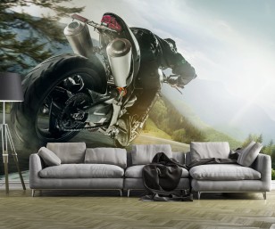 Fototapeta motocykl dla chłopca dzieci