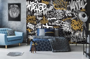 Fototapeta graffiti dla młodzieży street art 14595VE