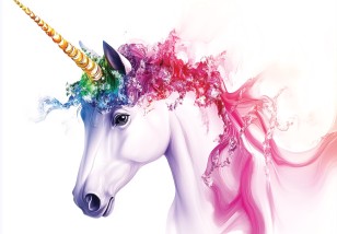 Fototapeta dla dziewczynki jednorożec unicorn na wymiar 15656VE