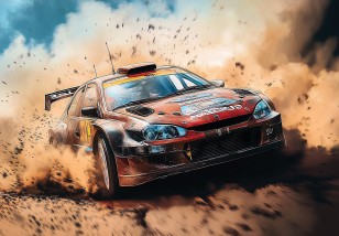 Fototapeta dla chłopca sportowe auto na wymiar 15571VE