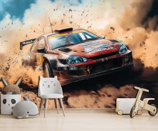 Fototapeta dla chłopca sportowe auto na wymiar  15571VEAR1