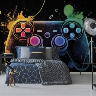 Fototapeta dla gracza młodzieży gaming pad na wymiar 15450VEAR2