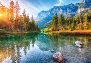 Fototapeta jezioro góry woda natura krajobraz na wymiar 14630VE