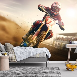 Fototapeta motor cross dla chłopca na wymiar 14710VEAR4