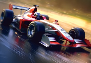 Fototapeta f1 wyścigi dla chłopca na wymiar