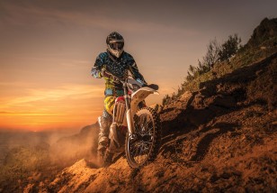 Fototapeta cross motocykl dla chłopca na wymiar 14853VE